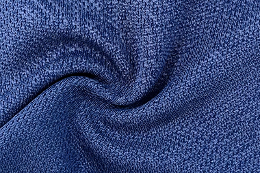 BCX-N0652: Raw Yarn Regeneration + Anti-UV Bird's Eye Mesh-stoff